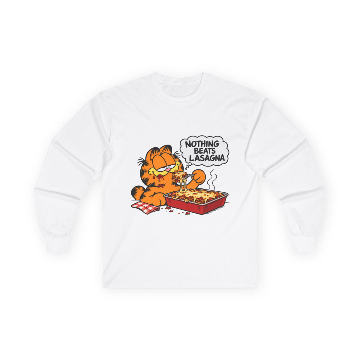 Nothing Beats Lasagna - Unisex Ultra Cotton Long Sleeve Tee