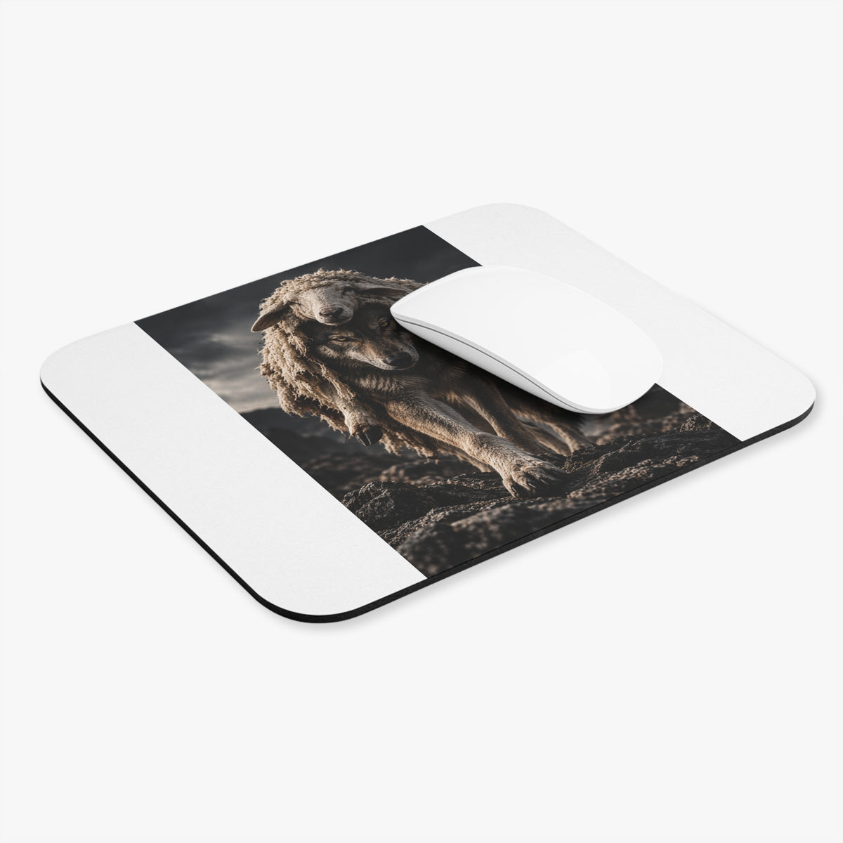 Wolf in Sheep's Clothing - Mouse Pad