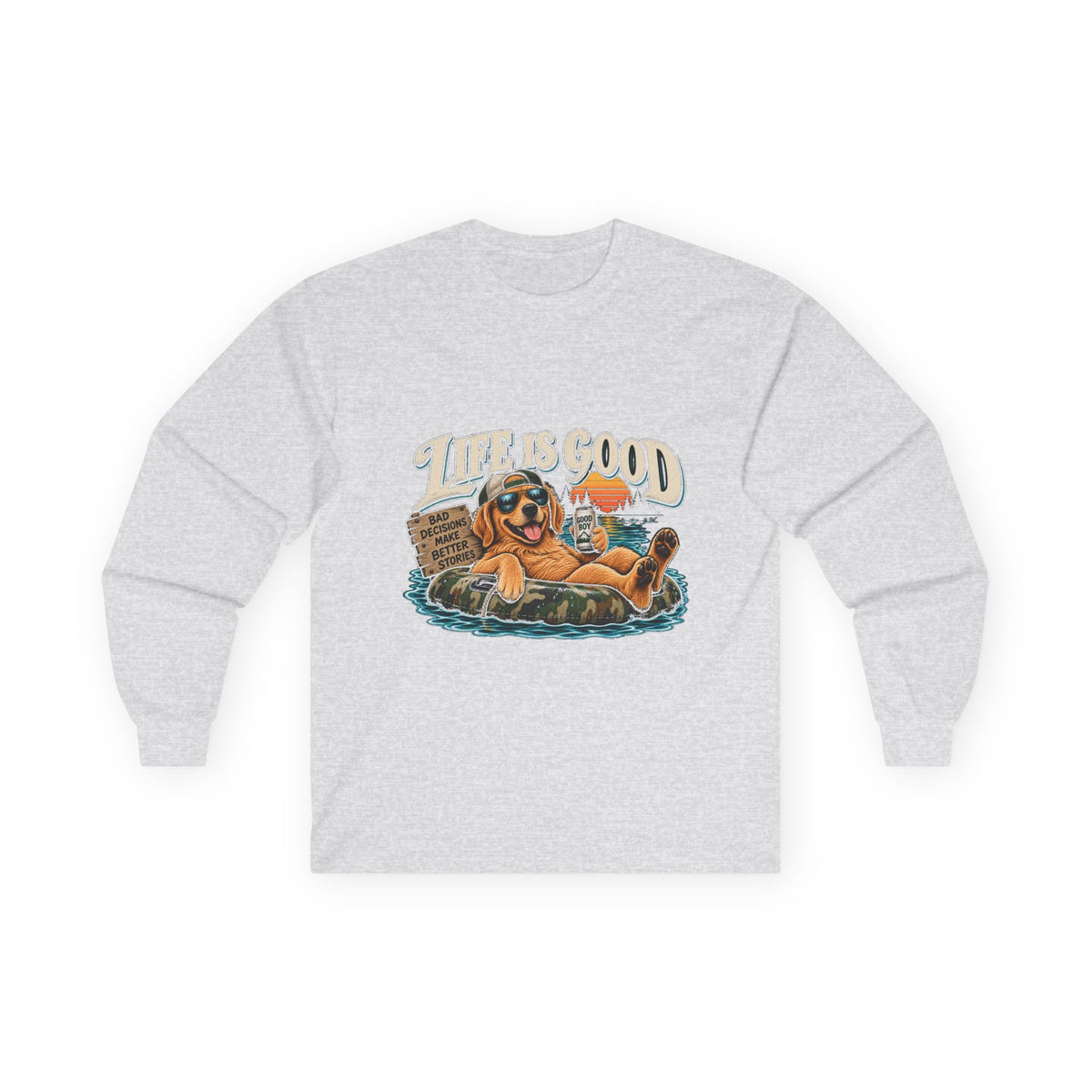 Life is Good Floatin' - Unisex Ultra Cotton Long Sleeve Tee