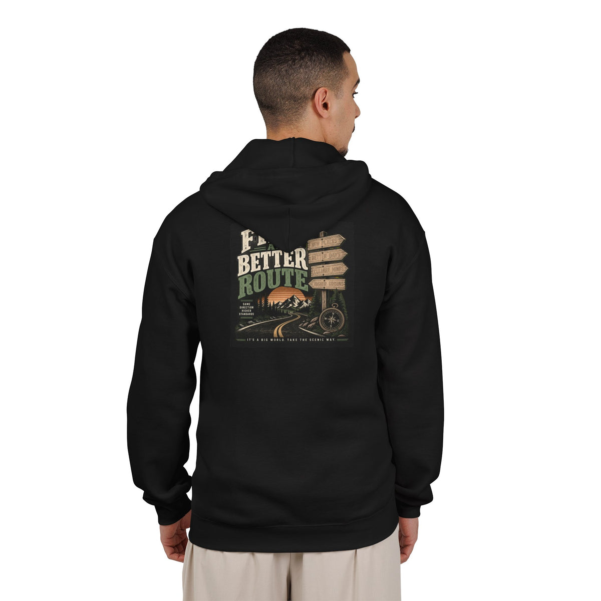 Find A Better Route - Full-Zip Hooded Sweatshirt