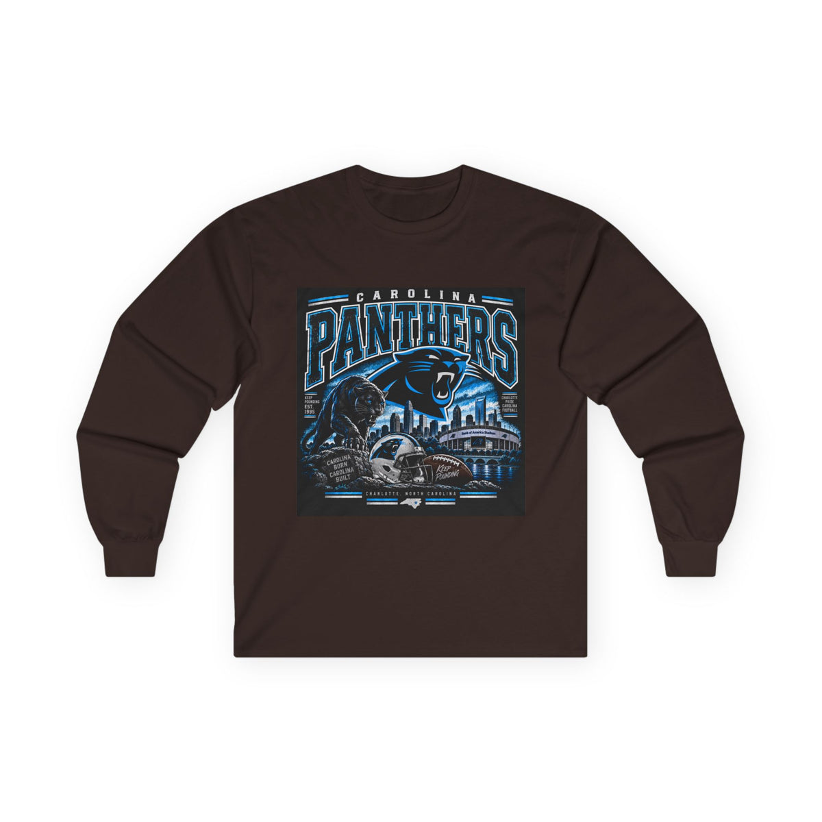 Carolina Panthers Keep Pounding - Unisex Ultra Cotton Long Sleeve Tee