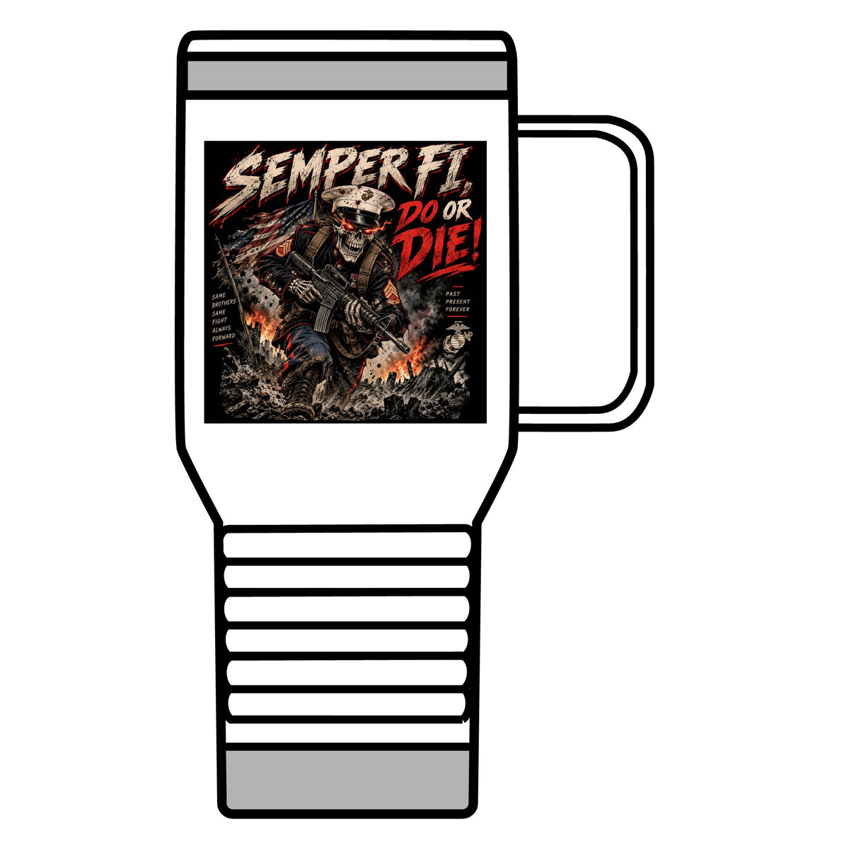 Semper Fi Do or Die - 20oz Insulated Mug