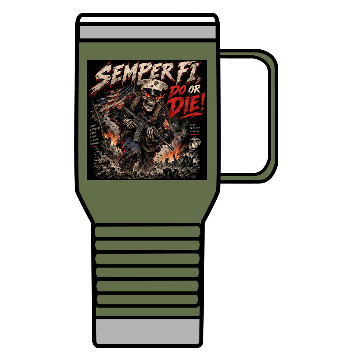 Semper Fi Do or Die - 20oz Insulated Mug