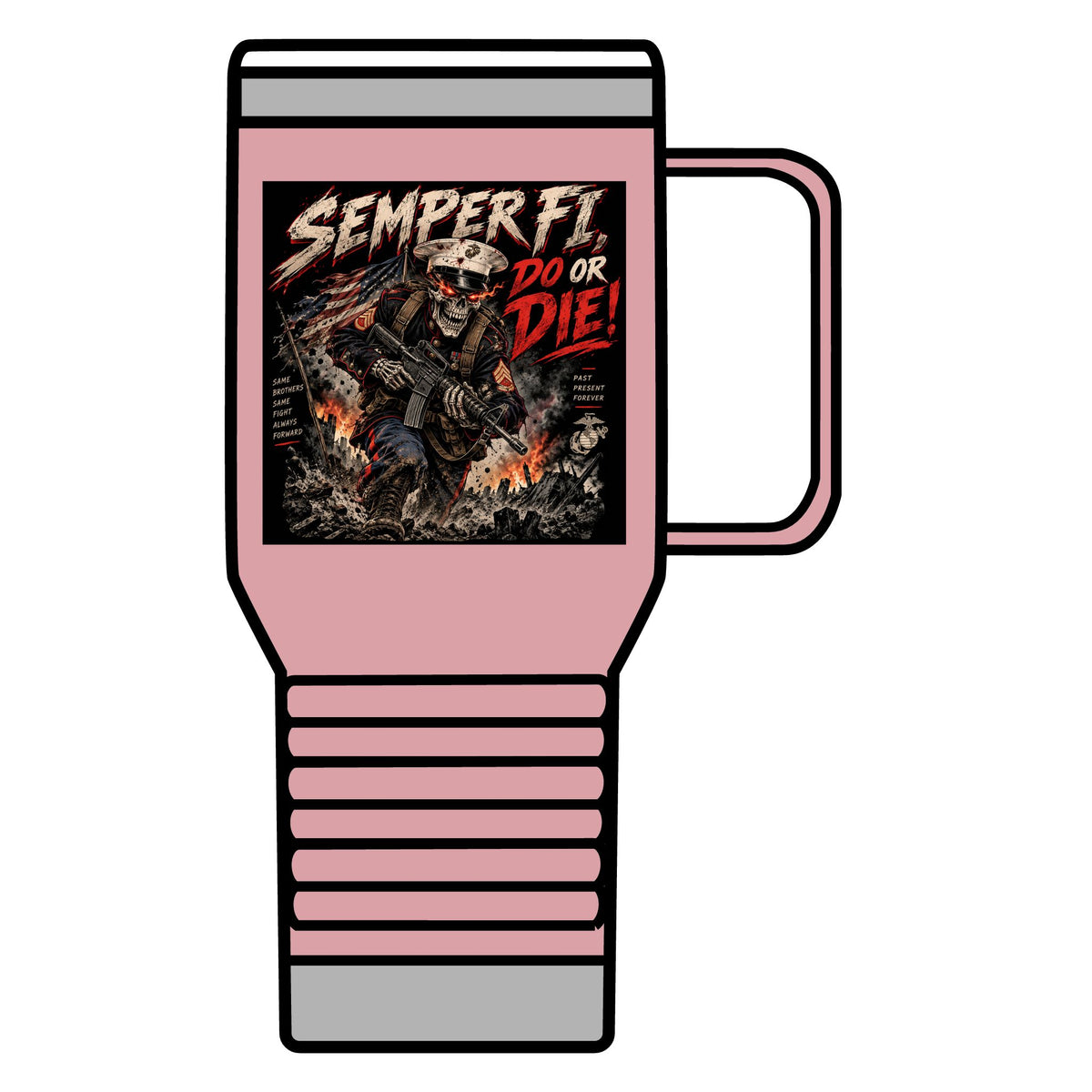 Semper Fi Do or Die - 20oz Insulated Mug
