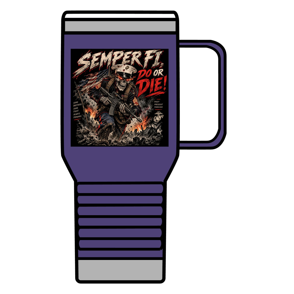 Semper Fi Do or Die - 20oz Insulated Mug