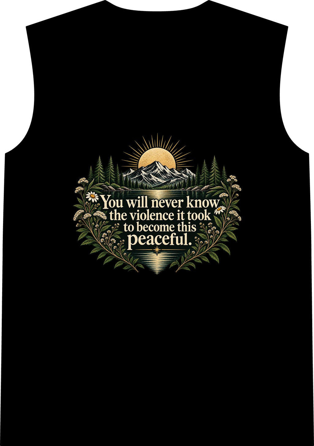 You Will Never Know The Violence It Took To Become This Peaceful - Classic Tank