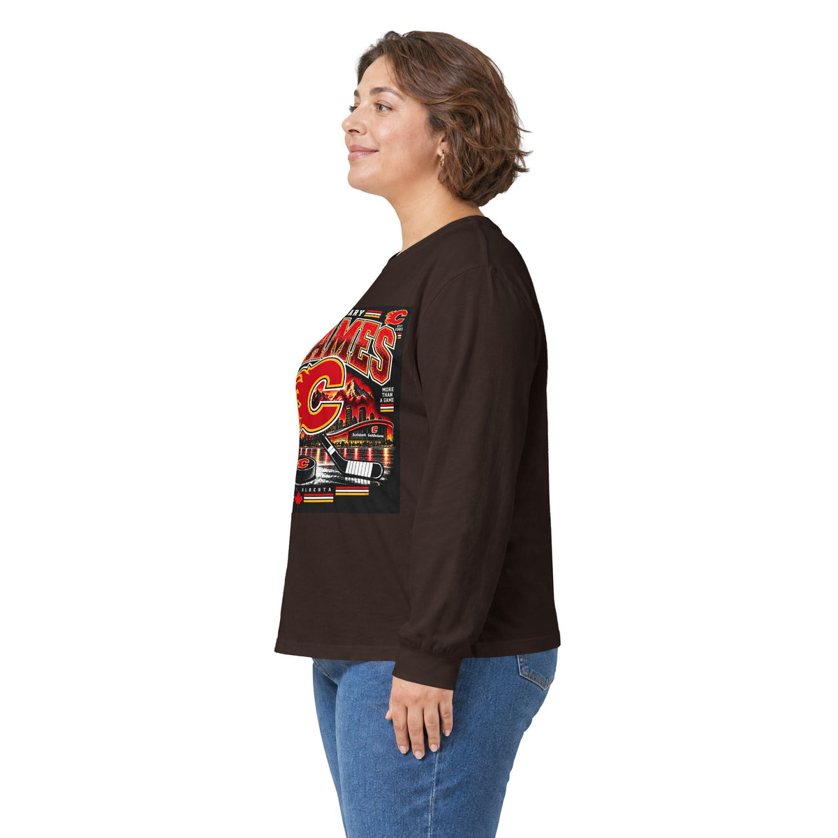 Calgary Flames Pride - Unisex Ultra Cotton Long Sleeve Tee