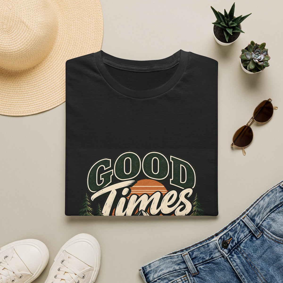 Good Times Questionable Decisions - Classic Tee