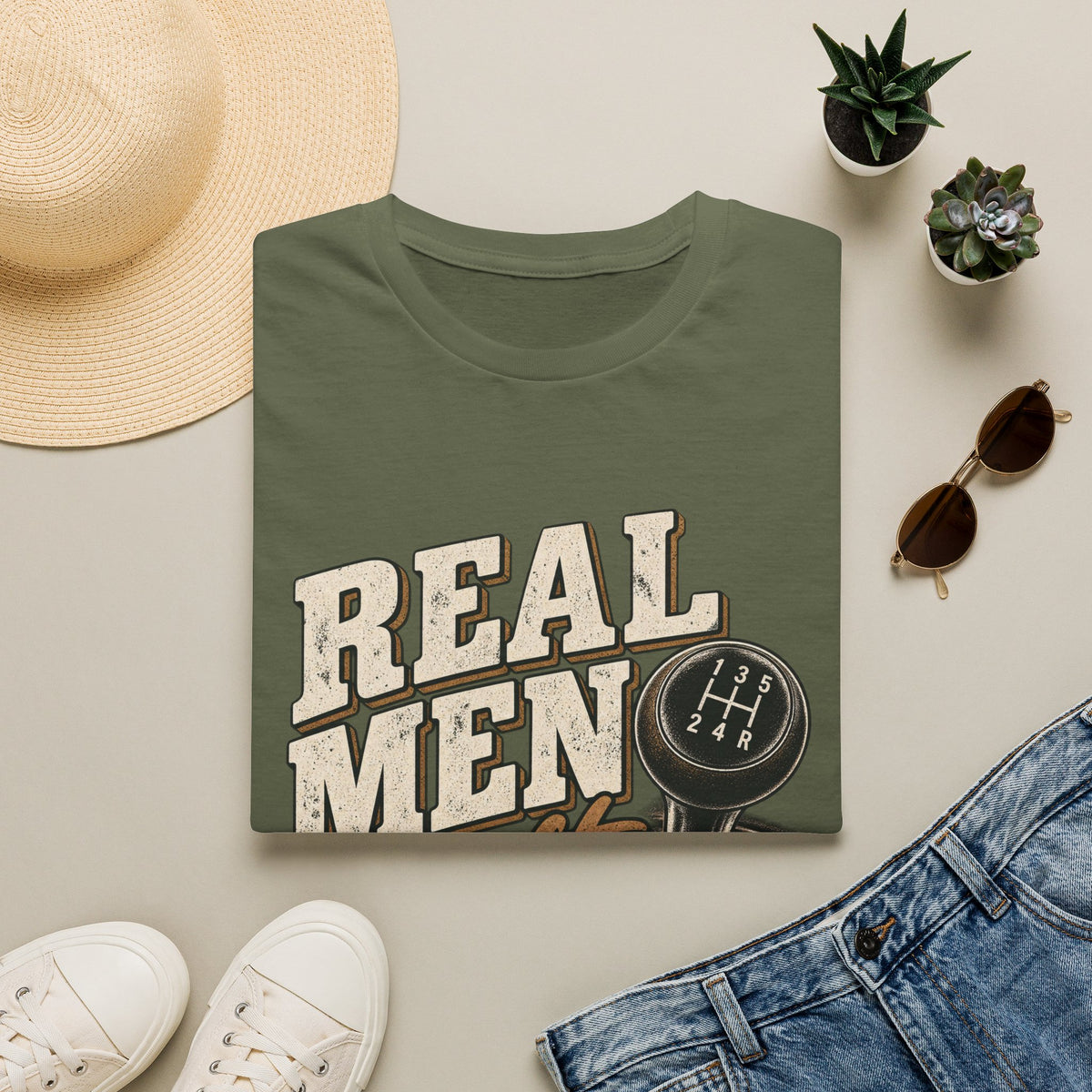 Real Men Shift - Classic Tee