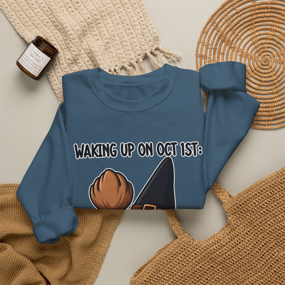 Waking Up On Oct 1st - Crewneck Sweatshirt