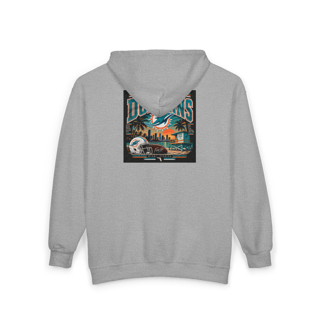 Miami Dolphins - Full-Zip Hooded Sweatshirt