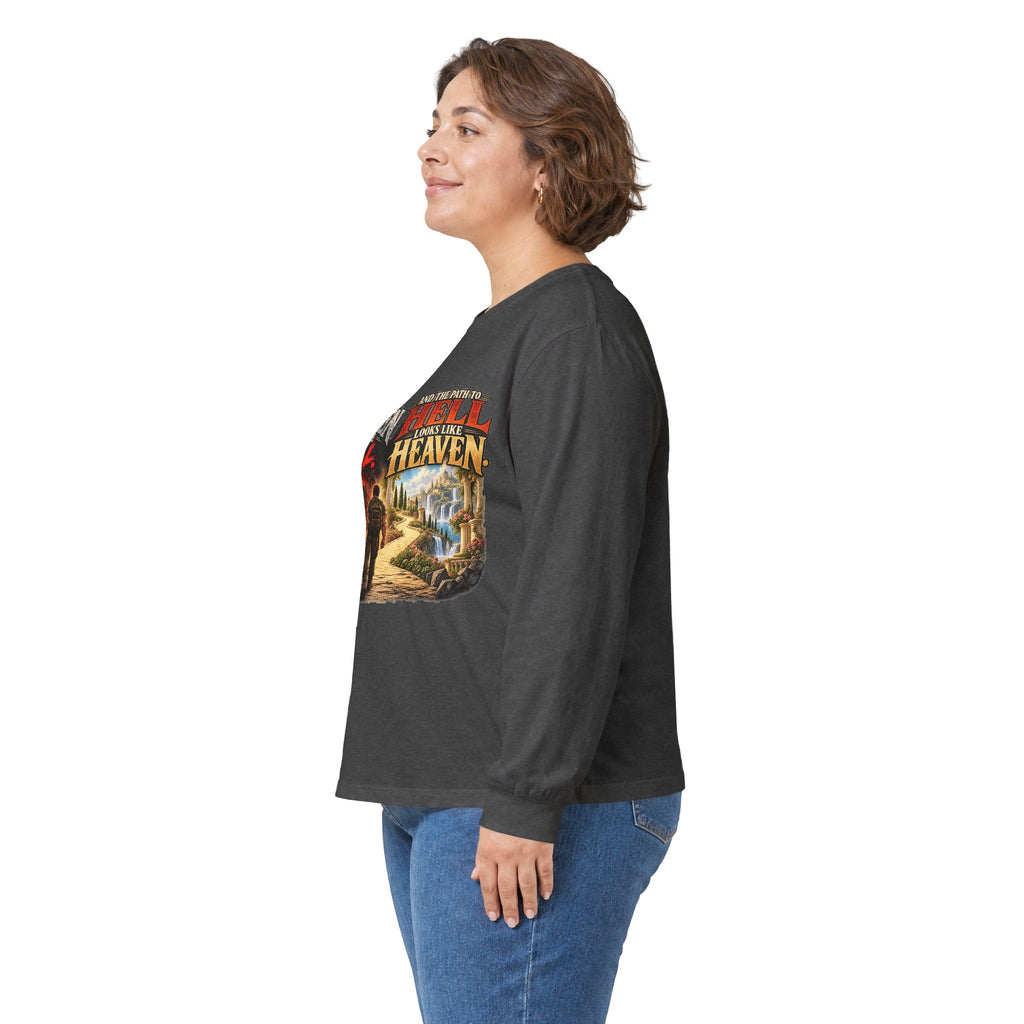 Path To Heaven Path To Hell - Unisex Ultra Cotton Long Sleeve Tee