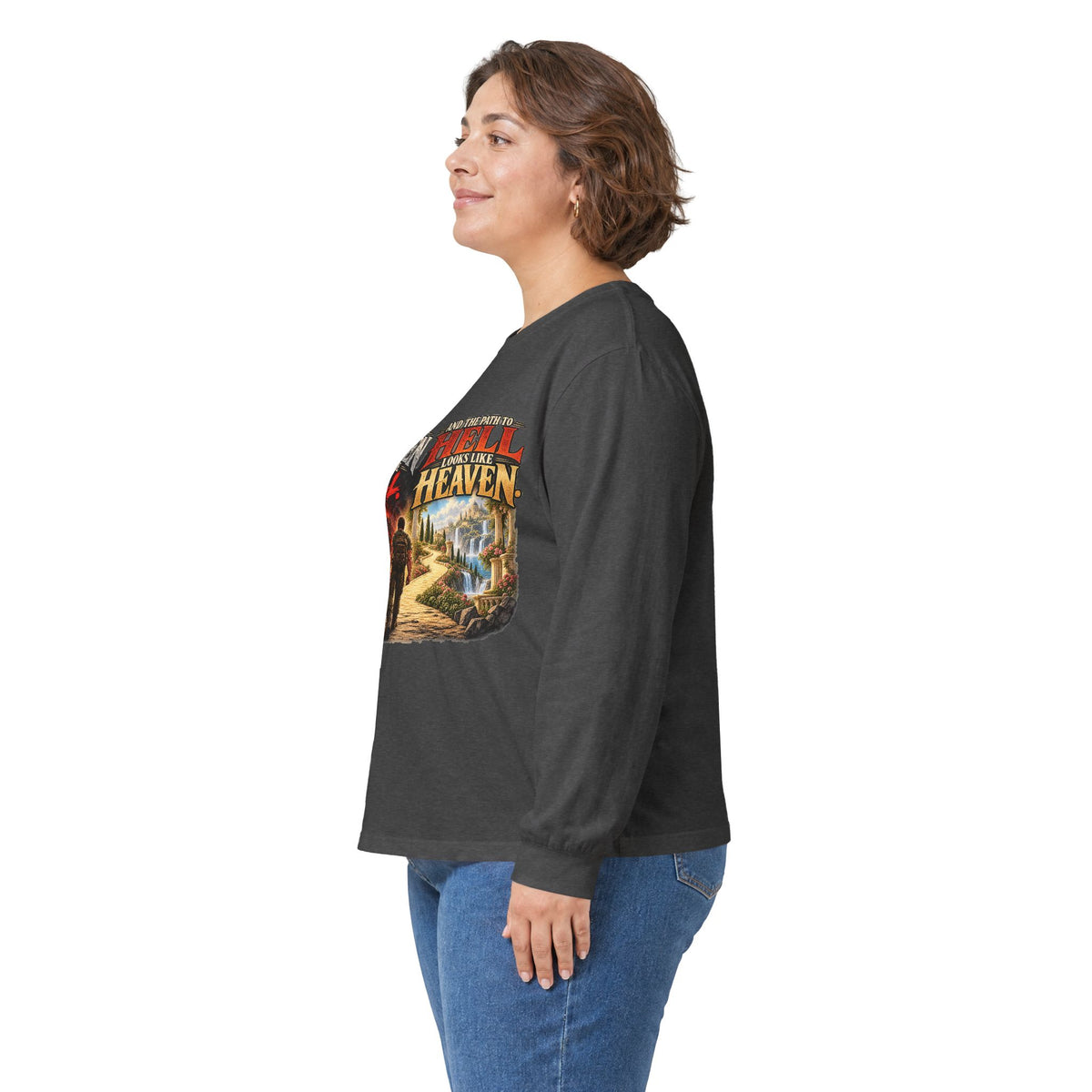 Path To Heaven Path To Hell - Unisex Ultra Cotton Long Sleeve Tee