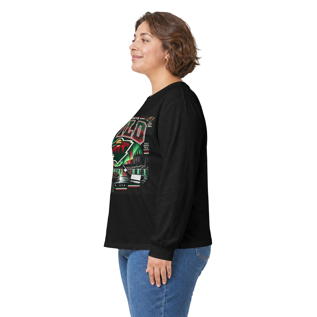 Wild North Hockey Tee - Unisex Ultra Cotton Long Sleeve Tee