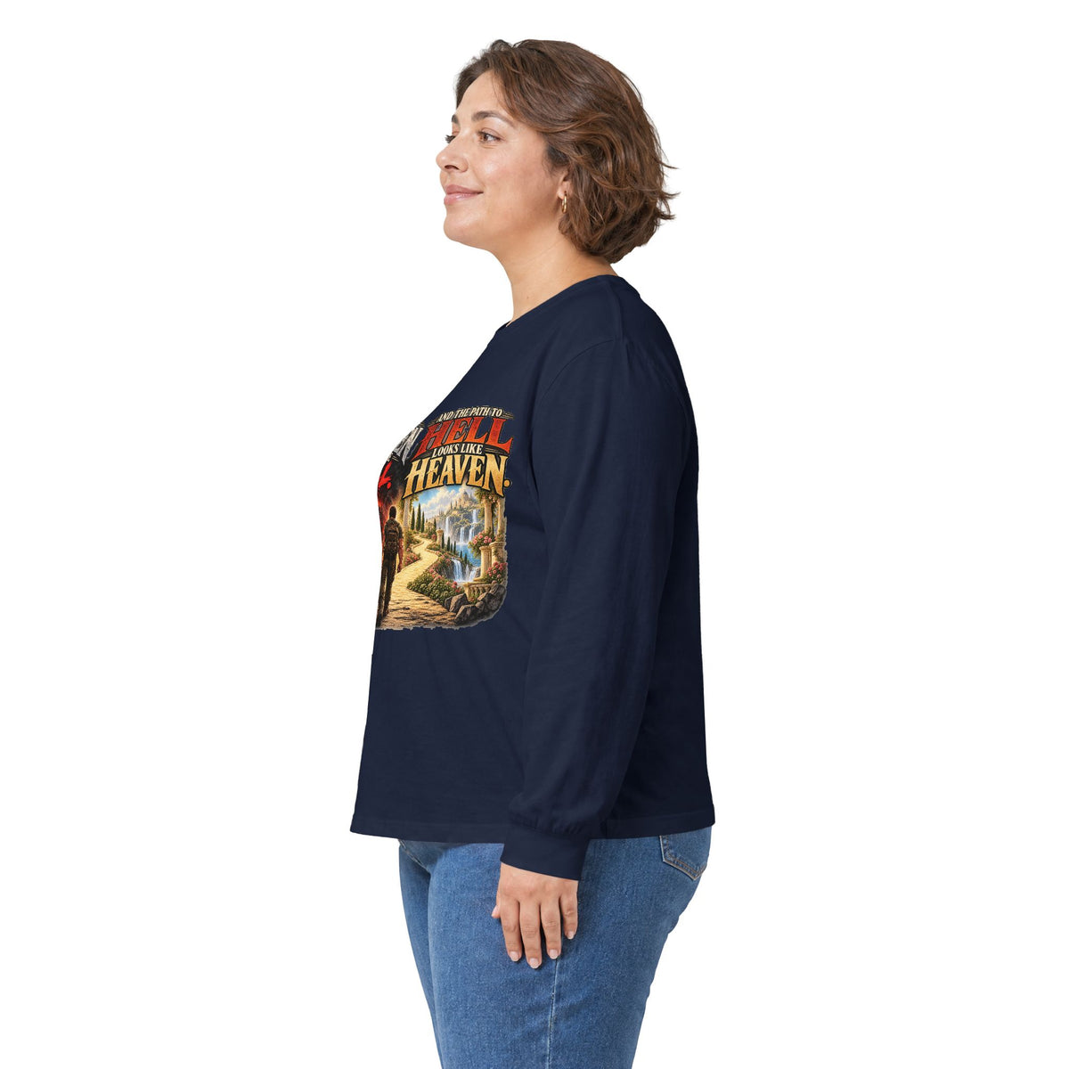 Path To Heaven Path To Hell - Unisex Ultra Cotton Long Sleeve Tee