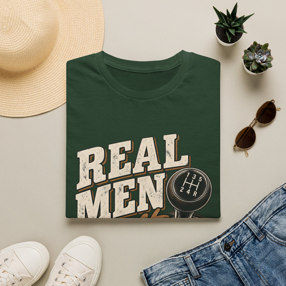 Real Men Shift - Classic Tee