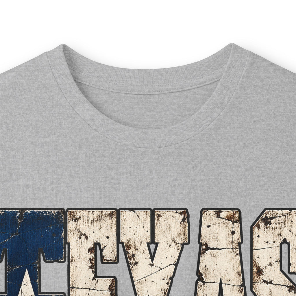 Texas Flag Block Letters - Unisex Ultra Cotton Long Sleeve Tee