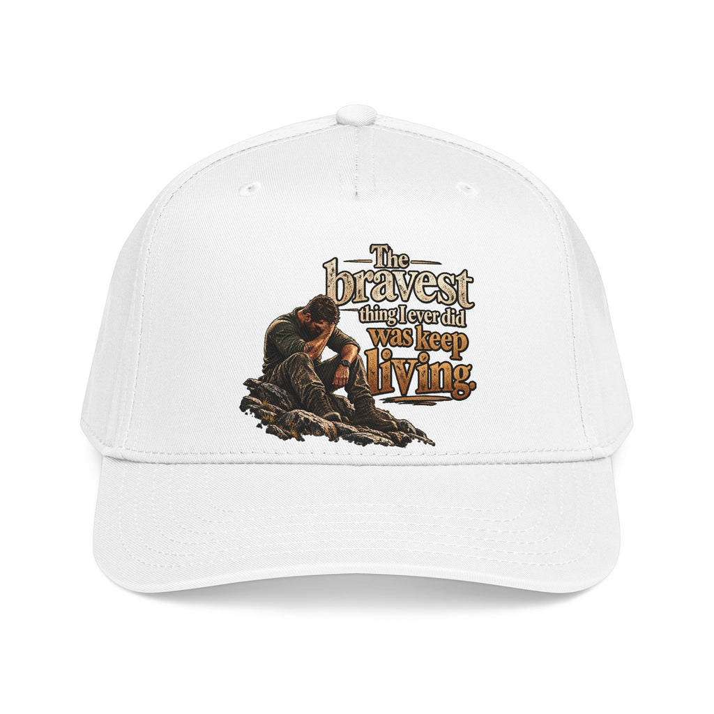 The Bravest Thing I Ever Did Was Keep Living - OTTO Baseball Hat