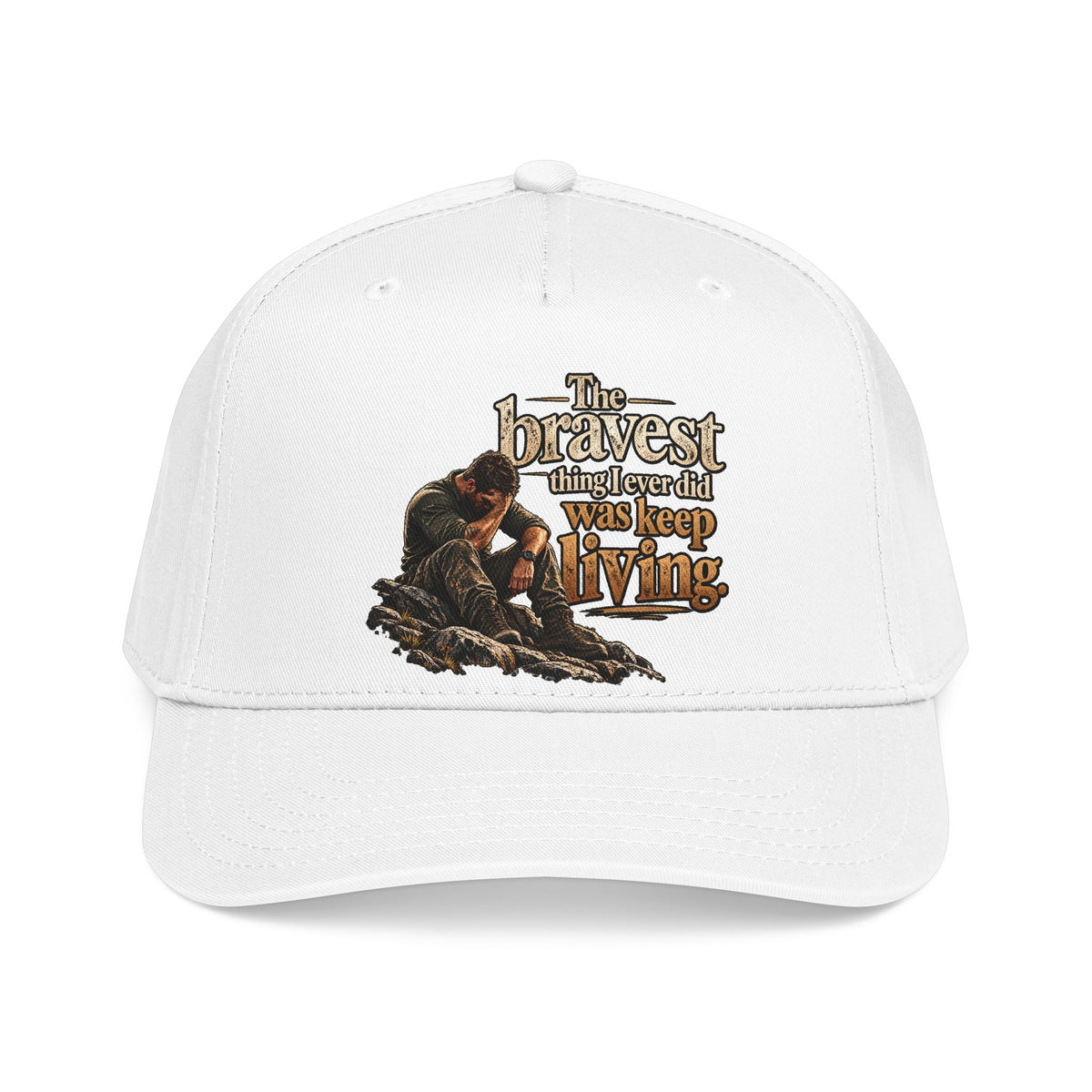 The Bravest Thing I Ever Did Was Keep Living - OTTO Baseball Hat