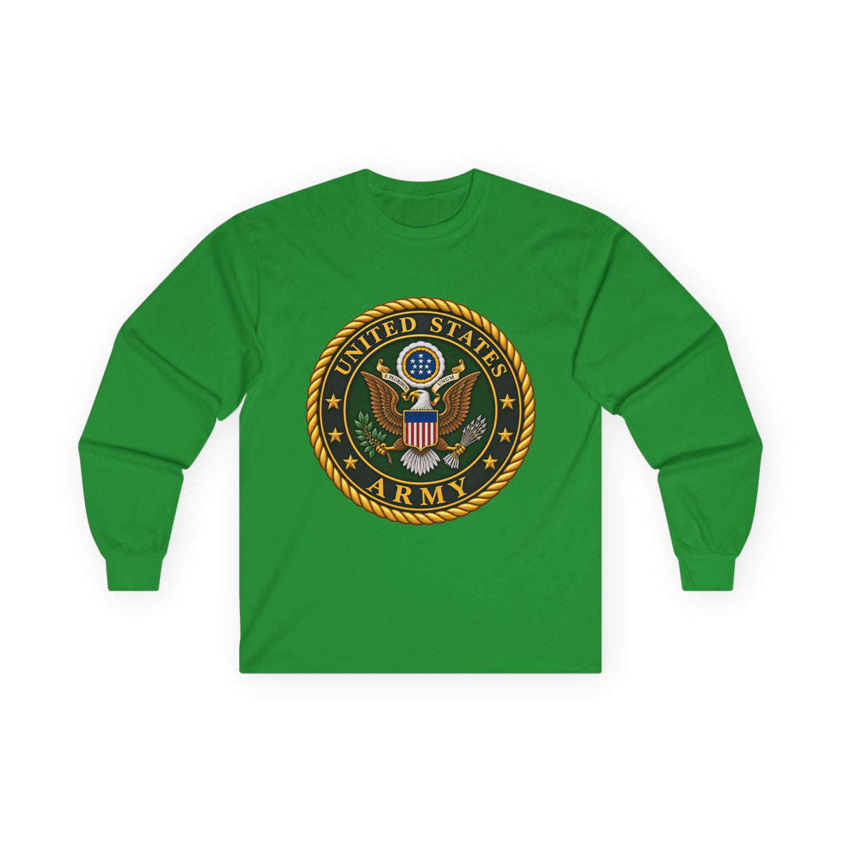 U.S. Army Emblem - Unisex Ultra Cotton Long Sleeve Tee