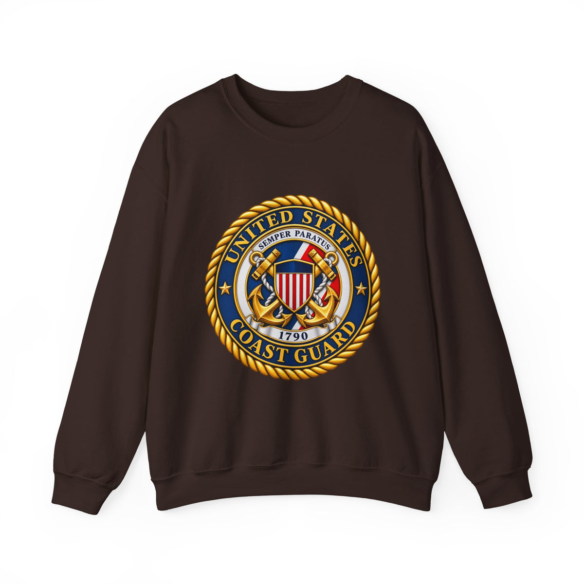 U.S. Coast Guard Emblem - Crewneck Sweatshirt