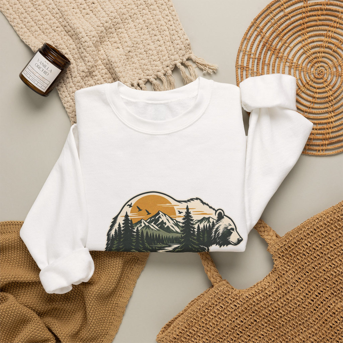 Explore More Bear - Crewneck Sweatshirt