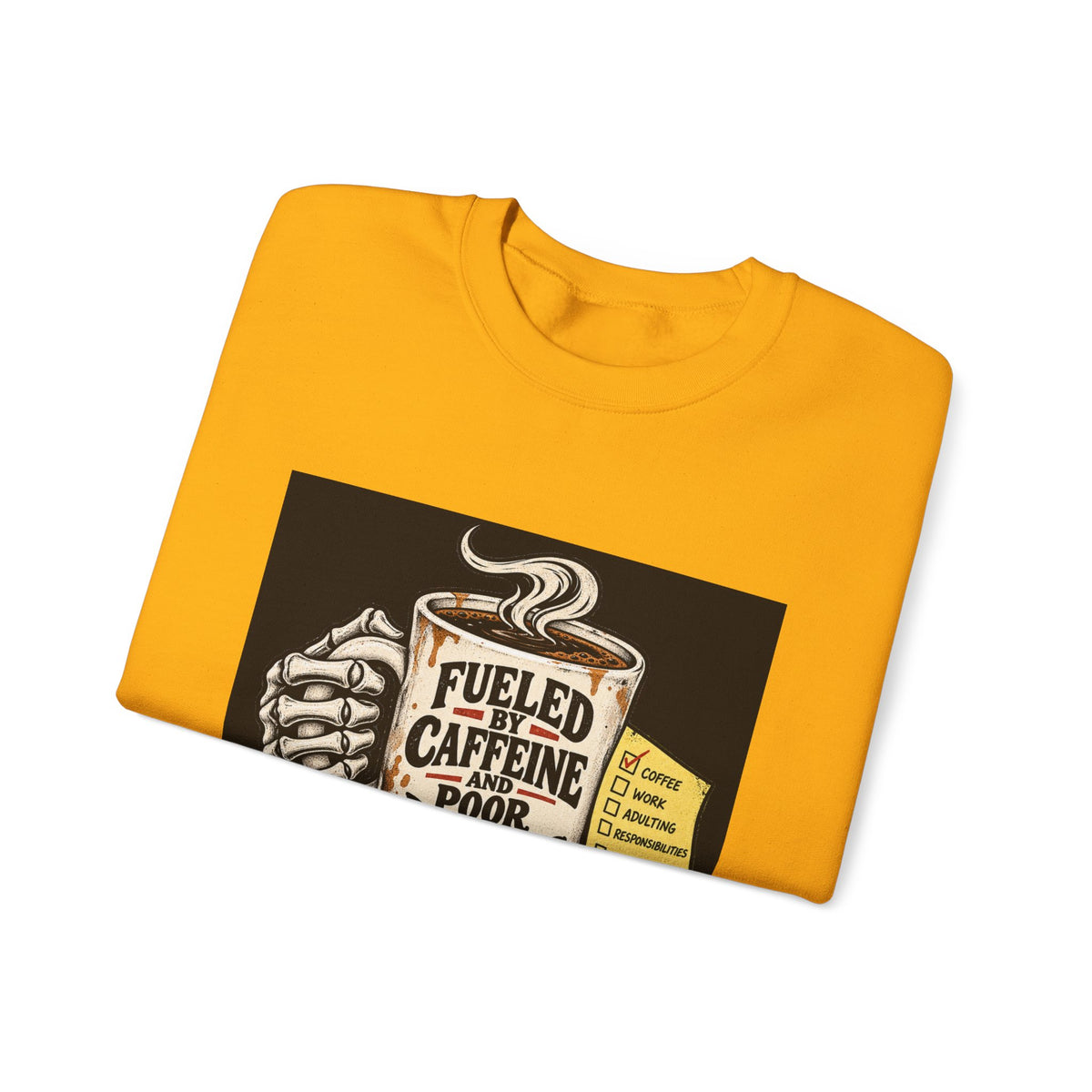 Fueled by Caffeine - Crewneck Sweatshirt