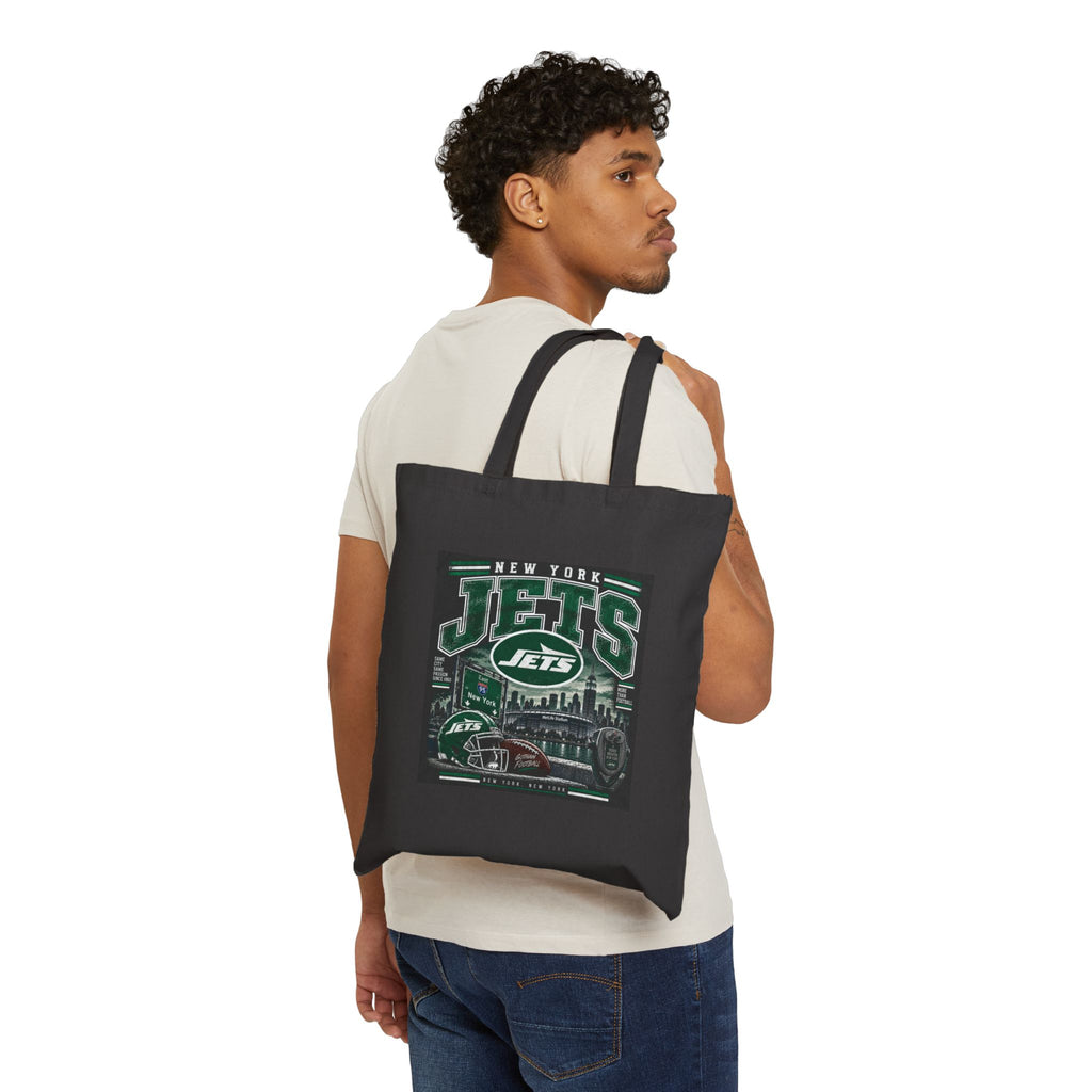 New York Jets Skyline - Canvas Tote