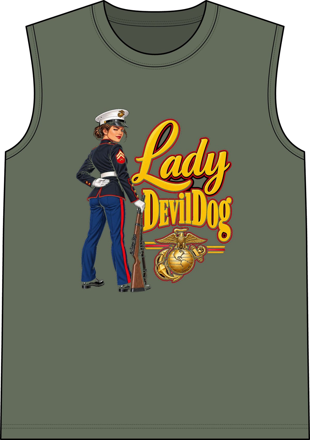 Lady Devil Dog - Classic Tank