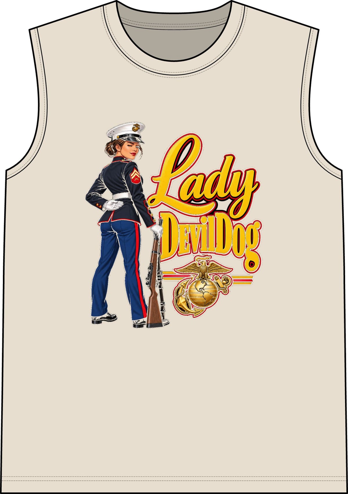 Lady Devil Dog - Classic Tank