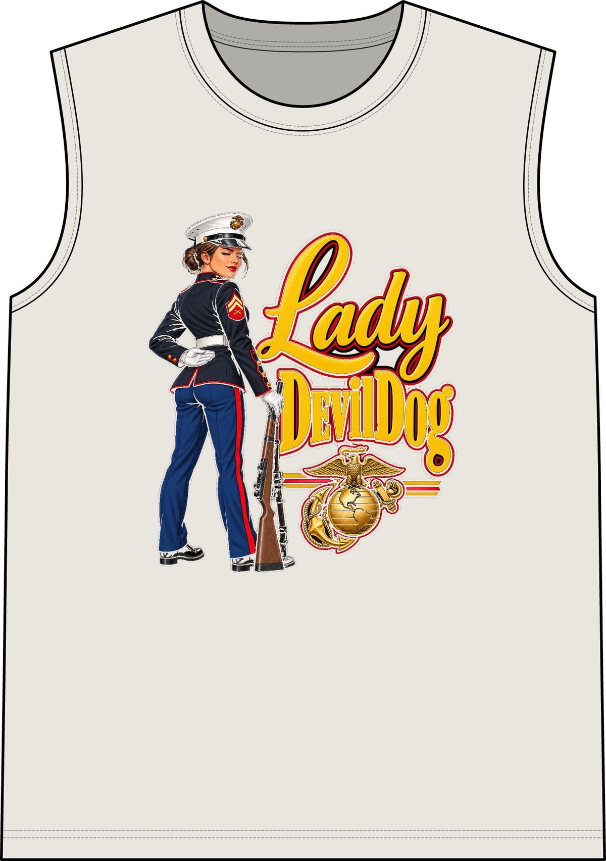 Lady Devil Dog - Classic Tank