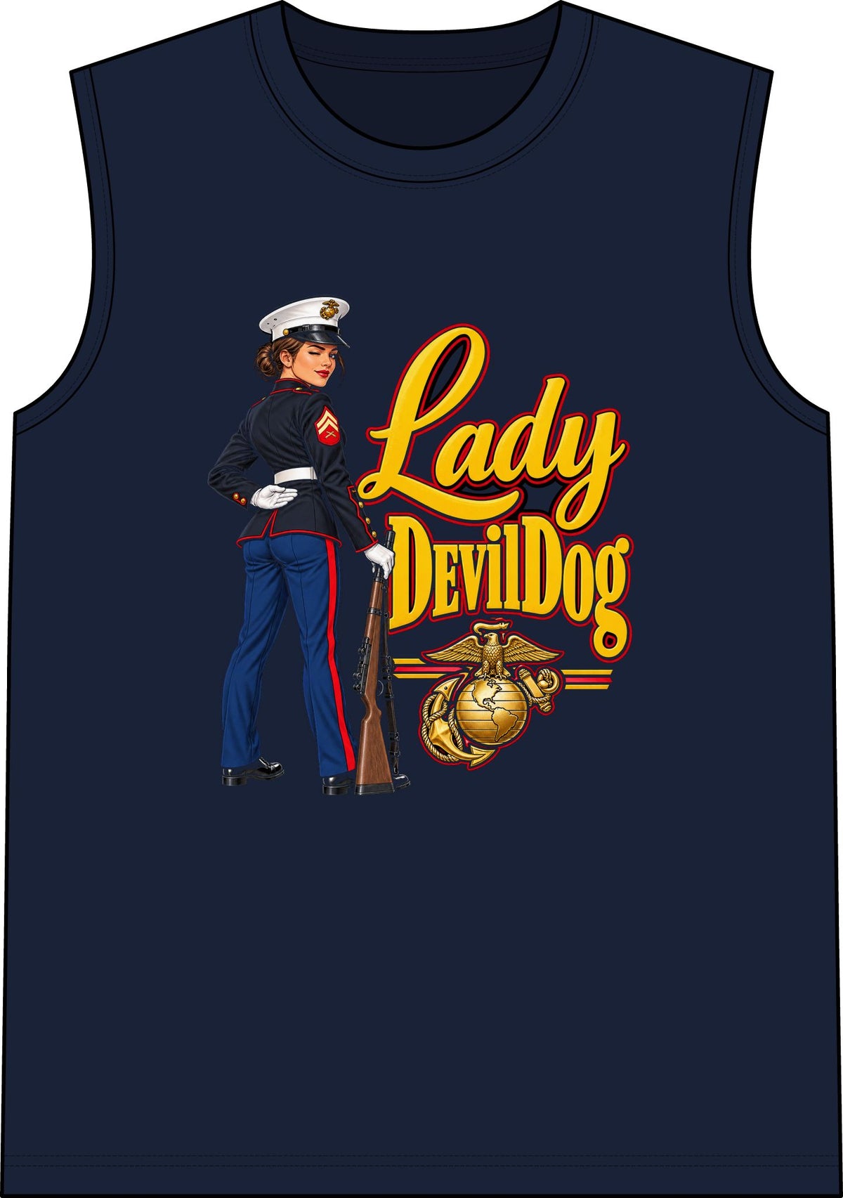Lady Devil Dog - Classic Tank