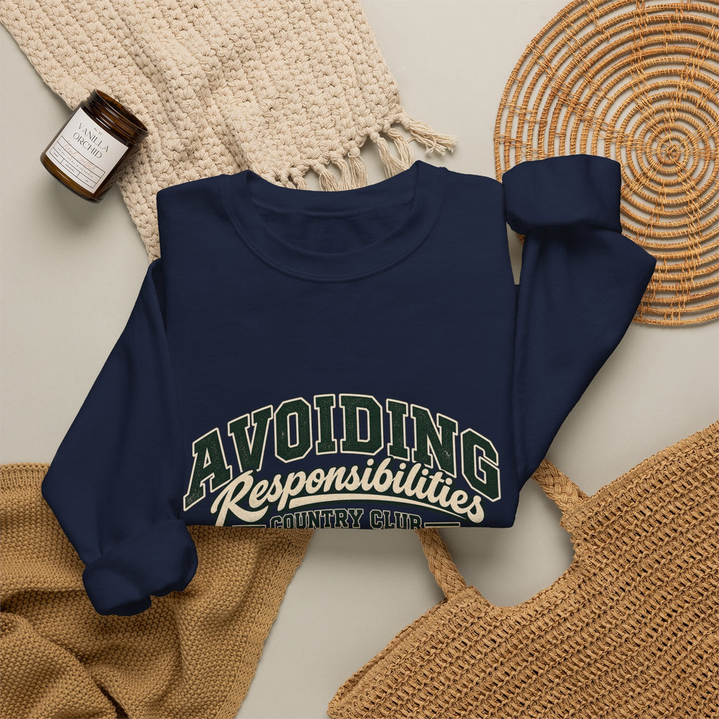 Avoiding Responsibility Country Club - Crewneck Sweatshirt