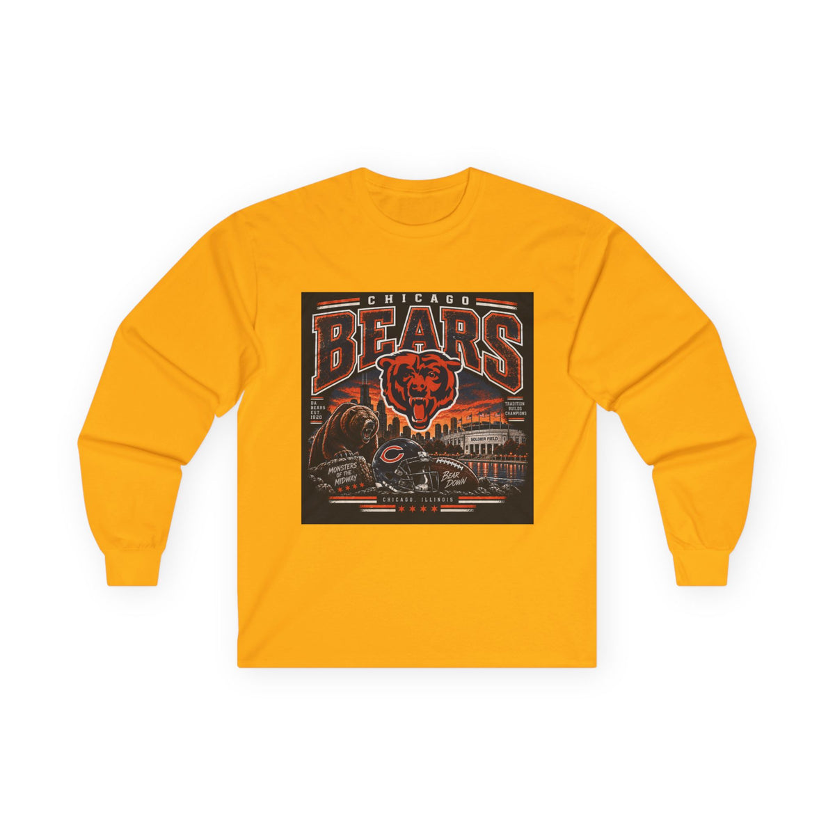 Chicago Bears Pride - Unisex Ultra Cotton Long Sleeve Tee