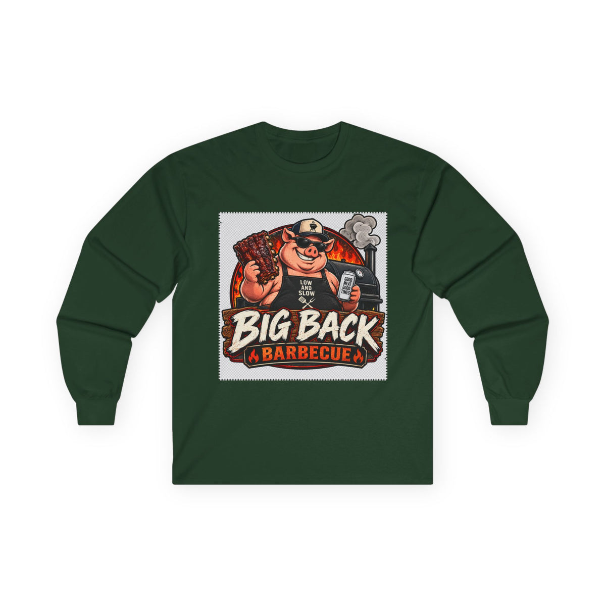 Big Back Barbecue - Unisex Ultra Cotton Long Sleeve Tee