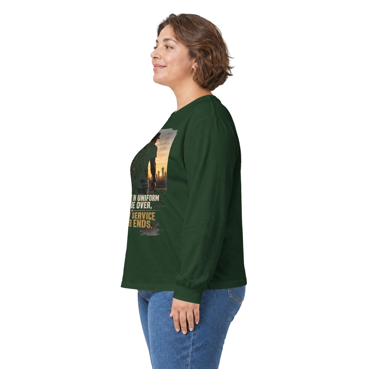 Service Never Ends - Unisex Ultra Cotton Long Sleeve Tee