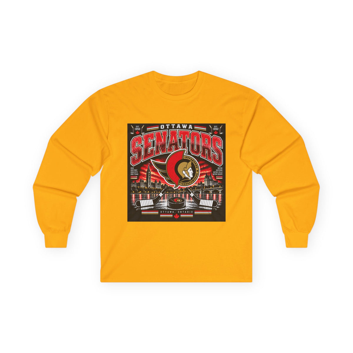 Ottawa Senators Est 1992 - Unisex Ultra Cotton Long Sleeve Tee