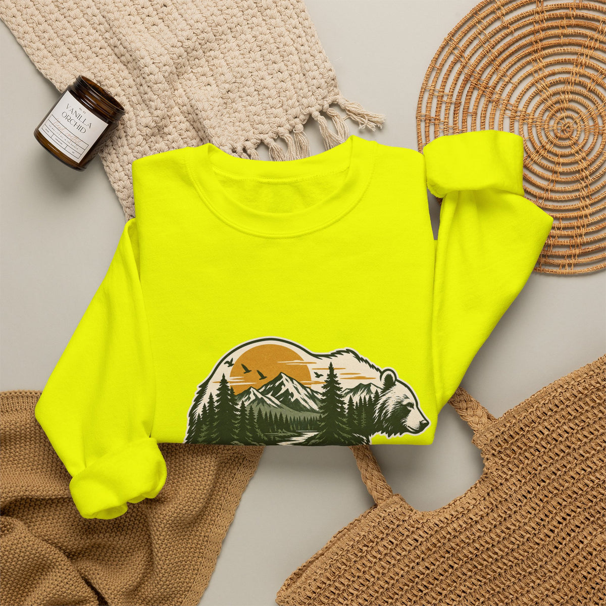 Explore More Bear - Crewneck Sweatshirt