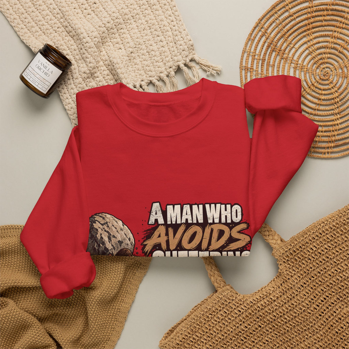 A Man Who Avoids Suffering - Crewneck Sweatshirt