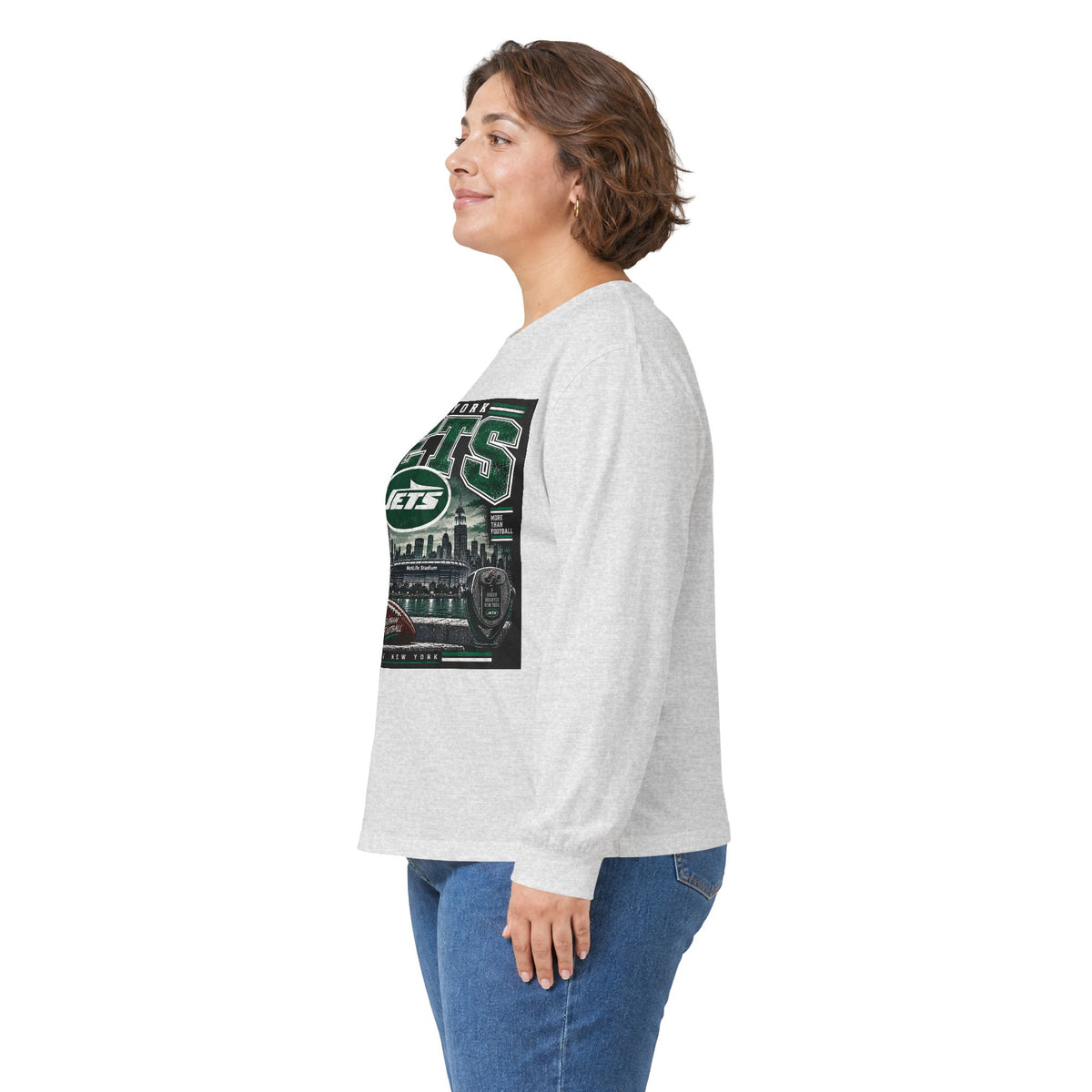 New York Jets Skyline - Unisex Ultra Cotton Long Sleeve Tee