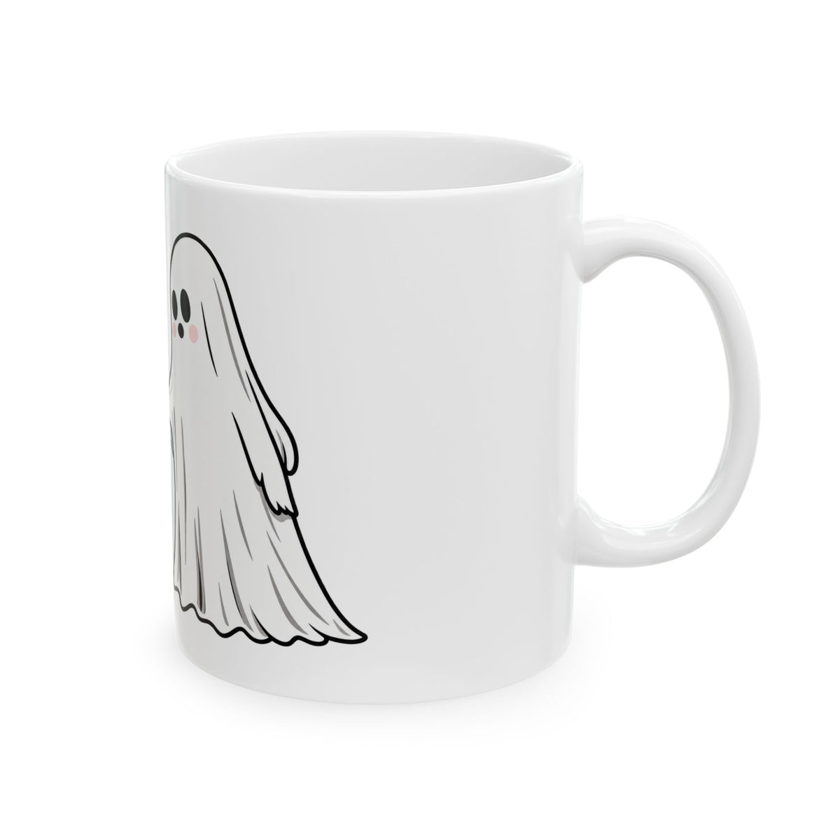 Boo-p Ghost and Dog - Ceramic Mug 11oz and 15oz