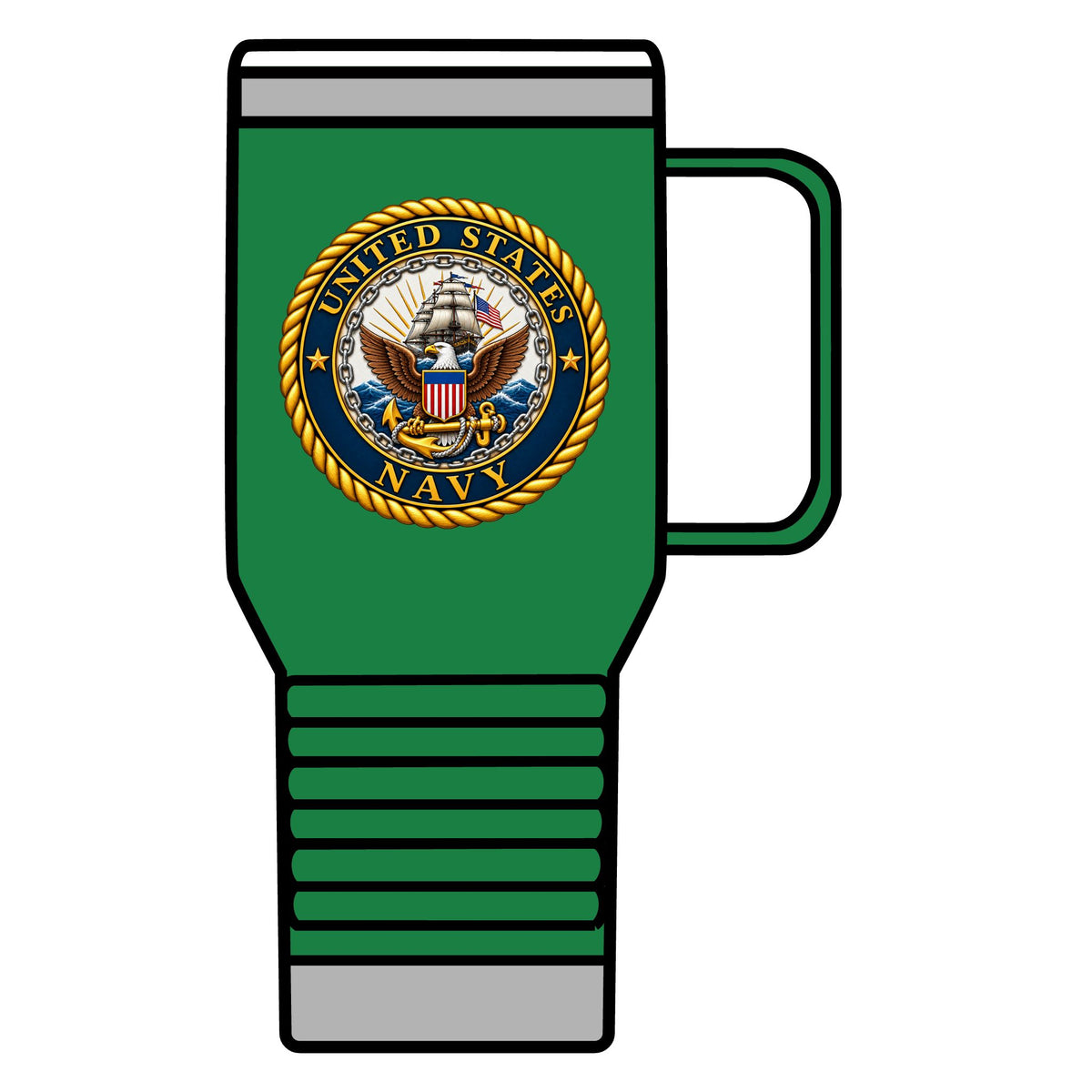 U.S. Navy Emblem - 20oz Insulated Mug