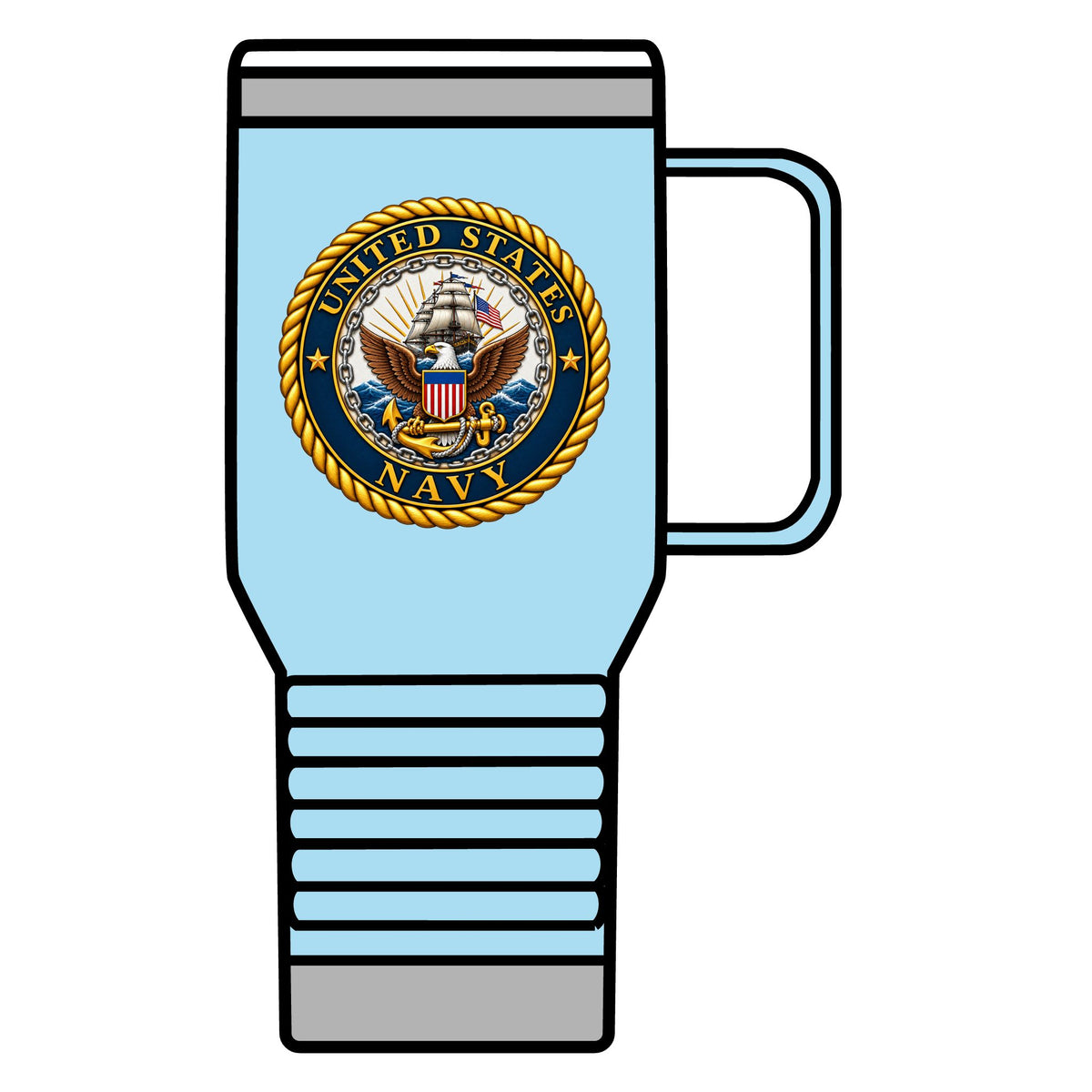 U.S. Navy Emblem - 20oz Insulated Mug