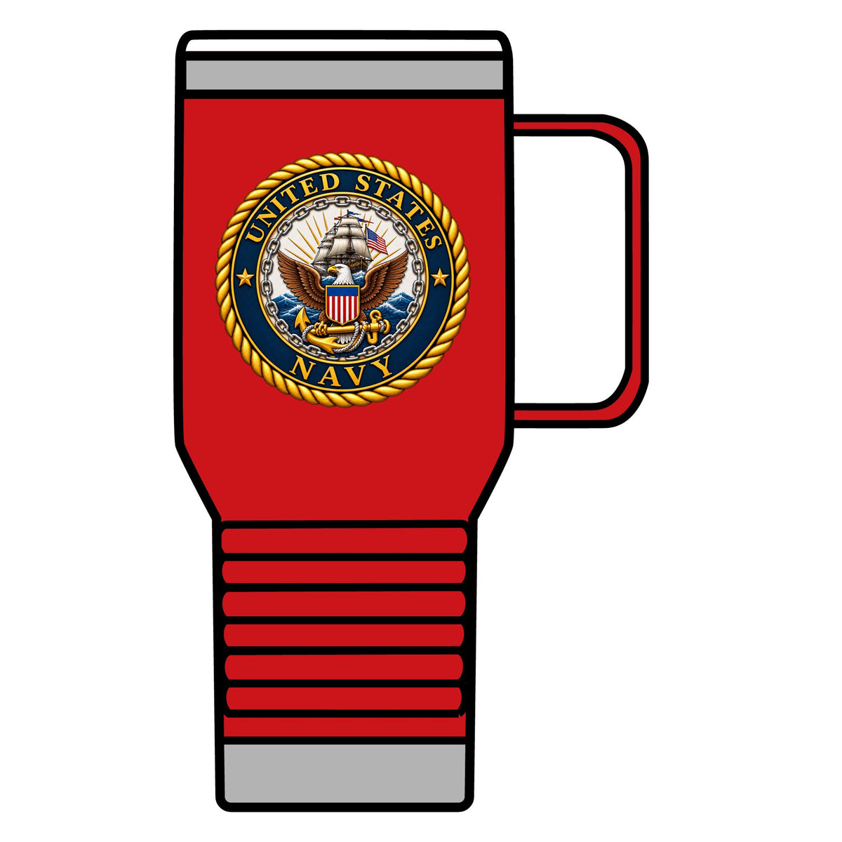 U.S. Navy Emblem - 20oz Insulated Mug