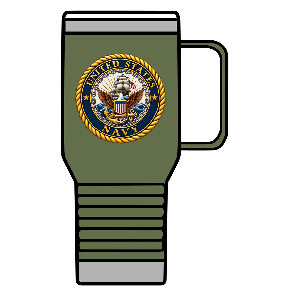 U.S. Navy Emblem - 20oz Insulated Mug