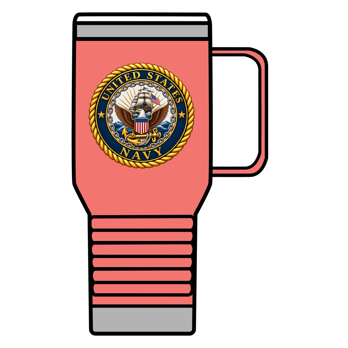 U.S. Navy Emblem - 20oz Insulated Mug
