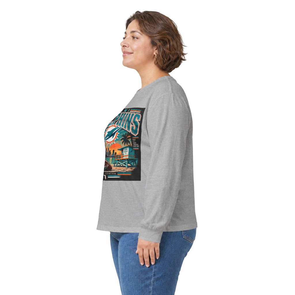 Miami Dolphins Paradise - Unisex Ultra Cotton Long Sleeve Tee