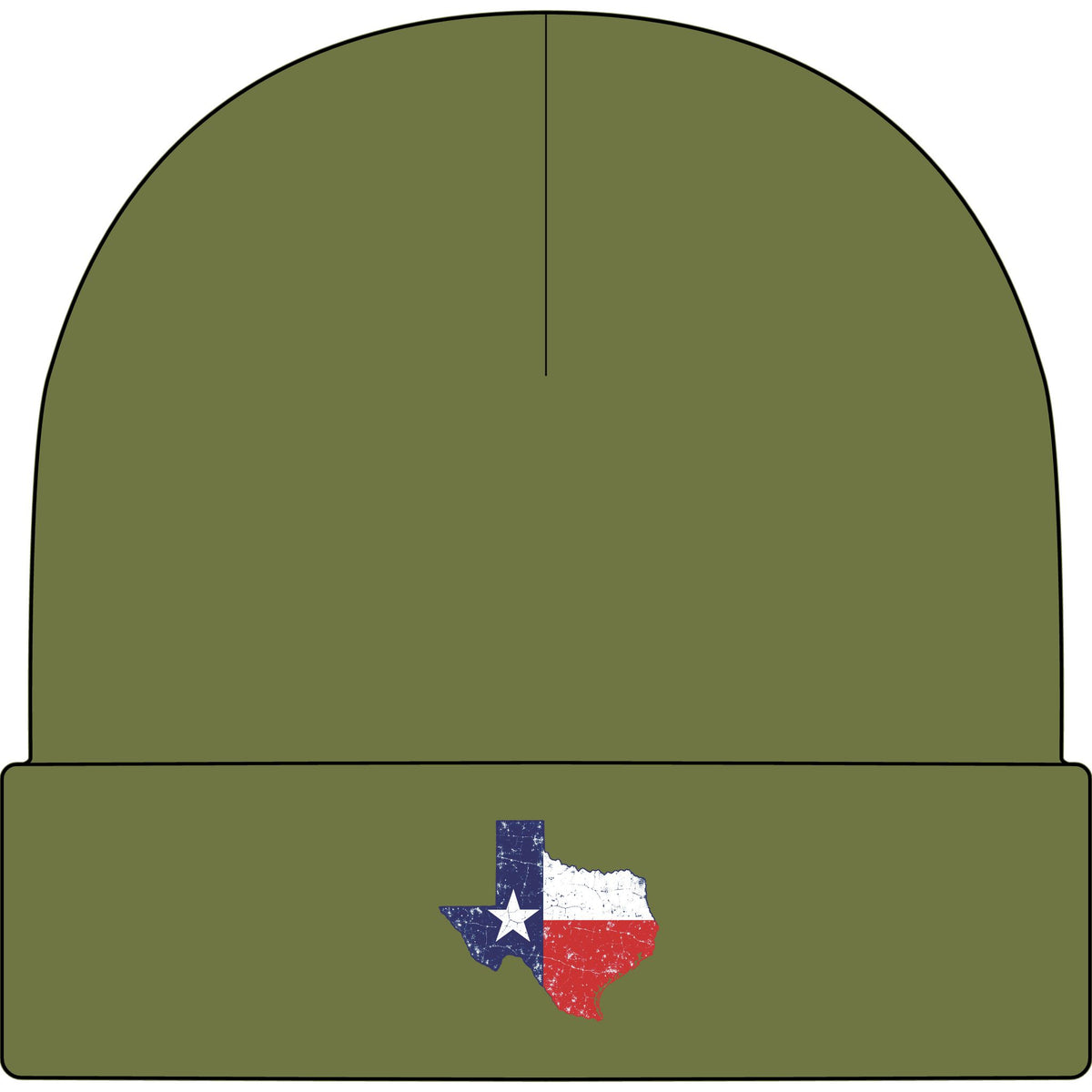 Weathered Texas Flag - AS Colour 1107 Cuff Beanie