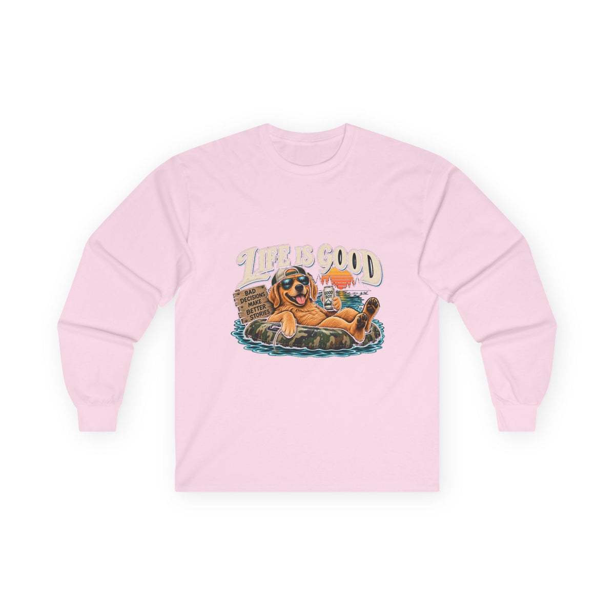Life is Good Floatin' - Unisex Ultra Cotton Long Sleeve Tee