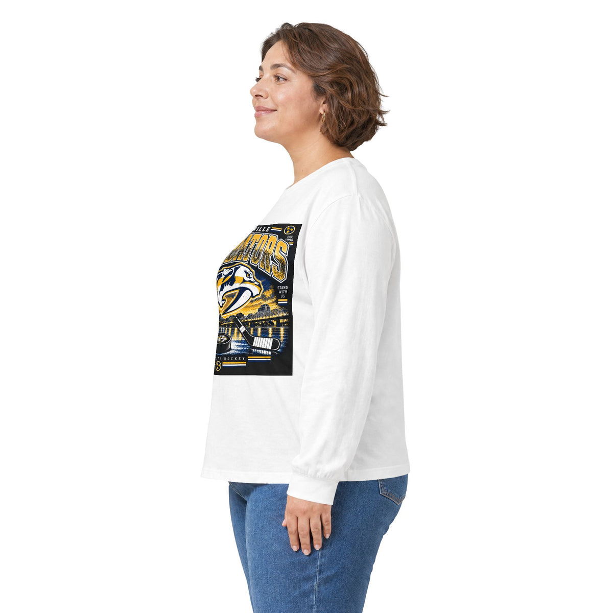 Nashville Predators Music City - Unisex Ultra Cotton Long Sleeve Tee